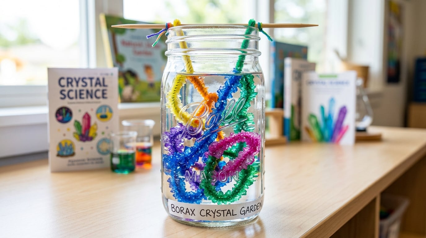 Crystal Garden: Growing Borax Crystals