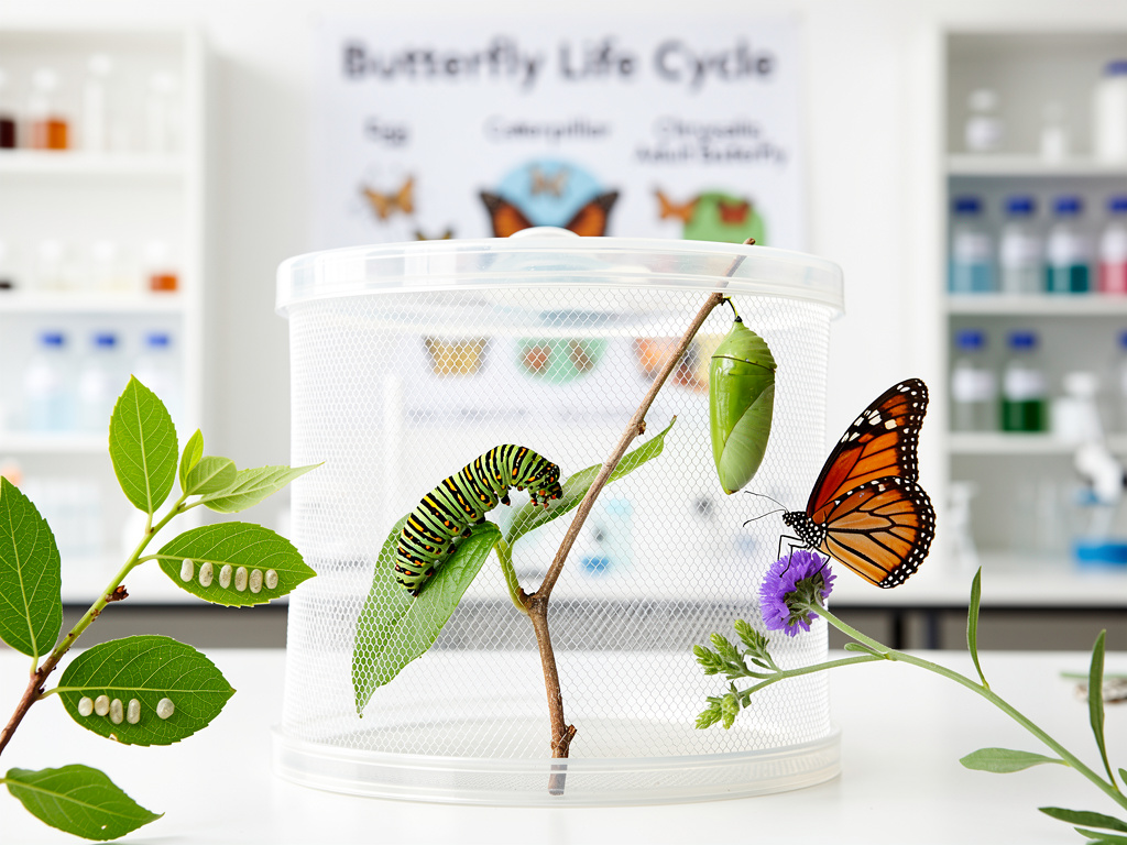 Butterfly Life Cycle Observation Science Project