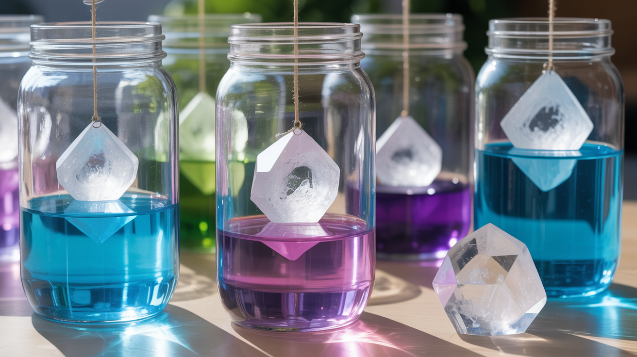 Growing Sparkling Salt Crystals