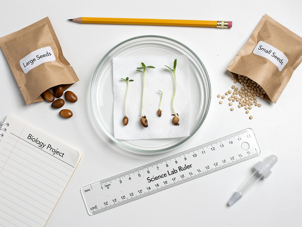 Do Bigger Seeds Grow Bigger Plants? Science Fair Experiment