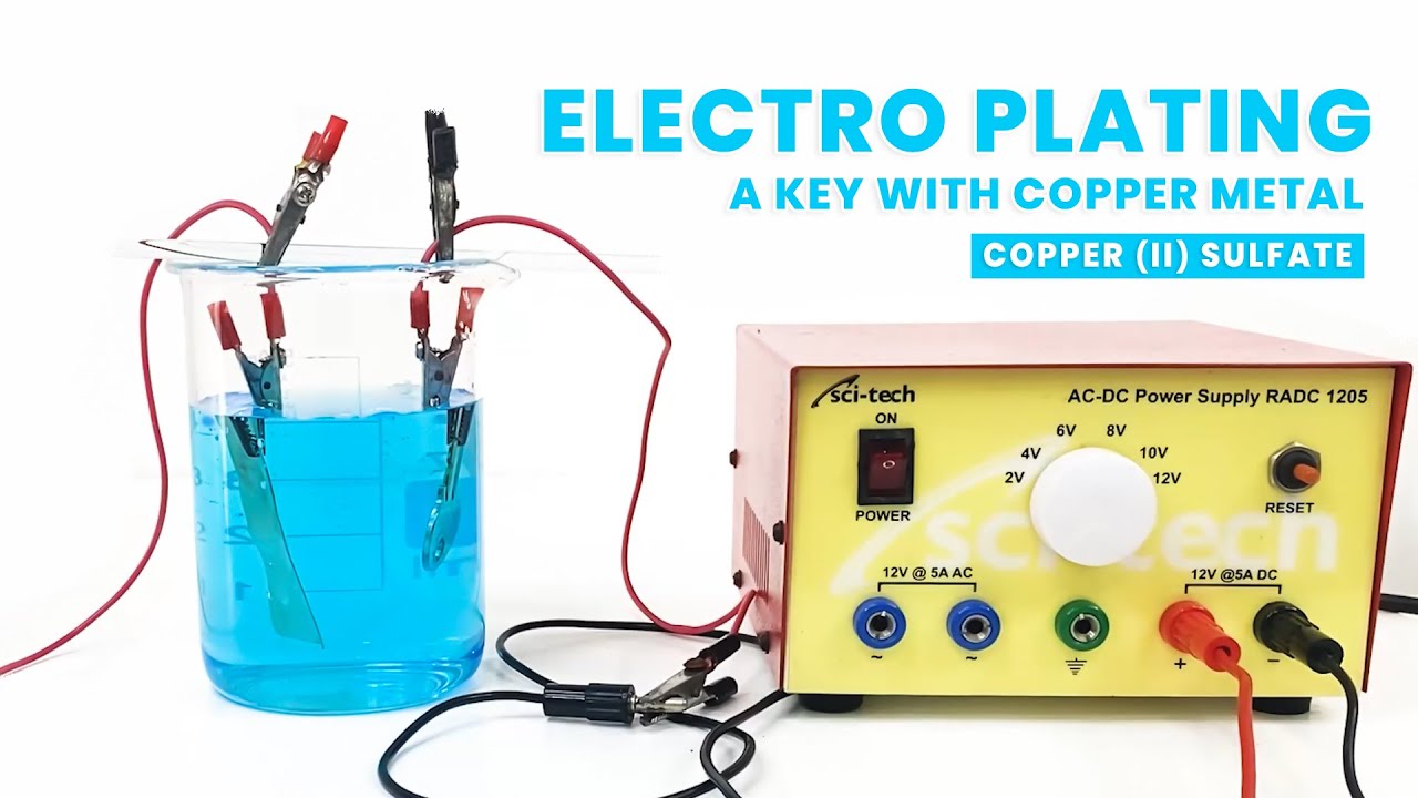 Electroplating Experiment with Copper Sulfate Solution