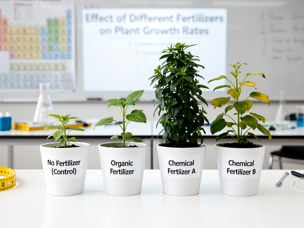 Effect of Different Fertilizers on Plant Growth Rates Science Project