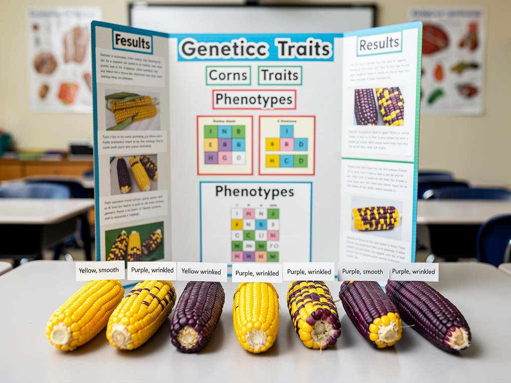 Genetic Inheritance Patterns Using Corn Ears Science Project