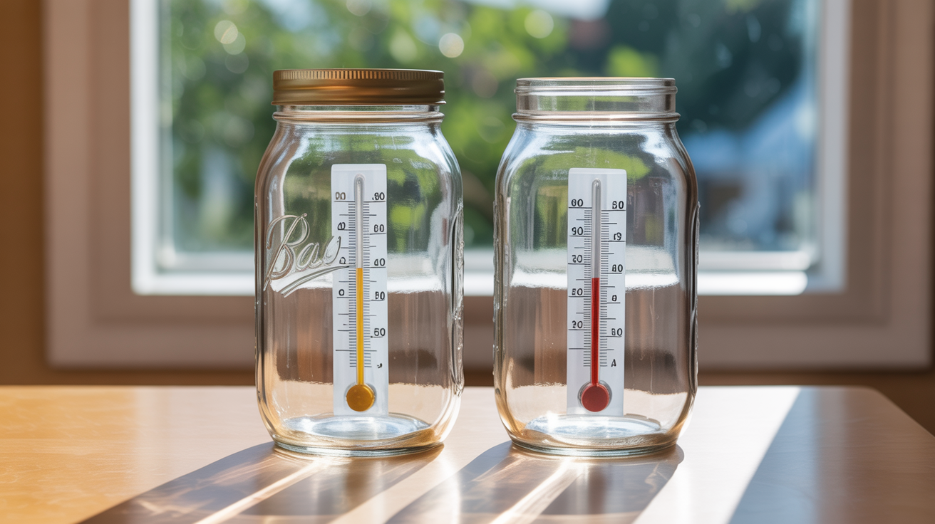 The Greenhouse Effect in a Jar