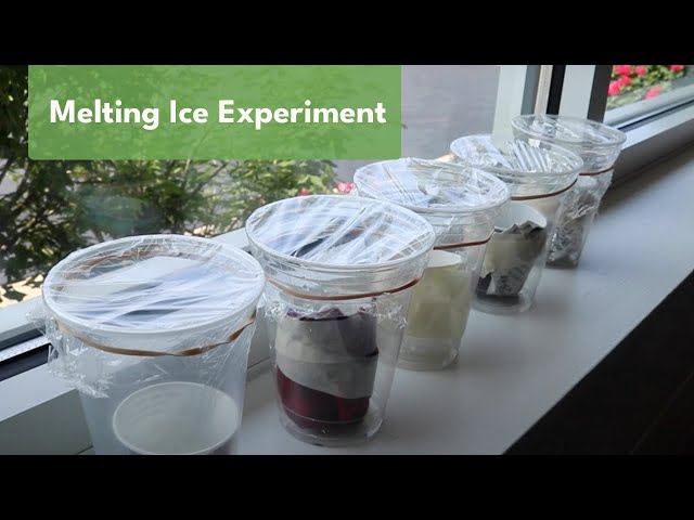 How Does the Color of a Container Affect Ice Melting Speed