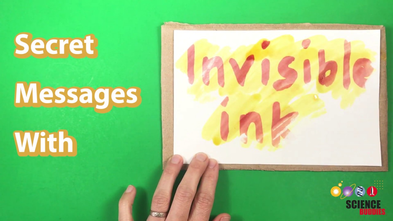 How to Make Invisible Ink - Secret Messages Science