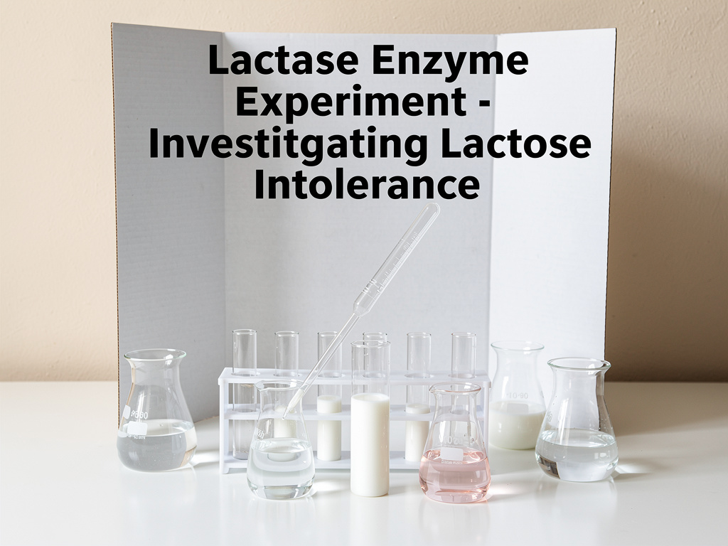 Lactase Enzyme Experiment - Investigating Lactose Intolerance Science Fair Project
