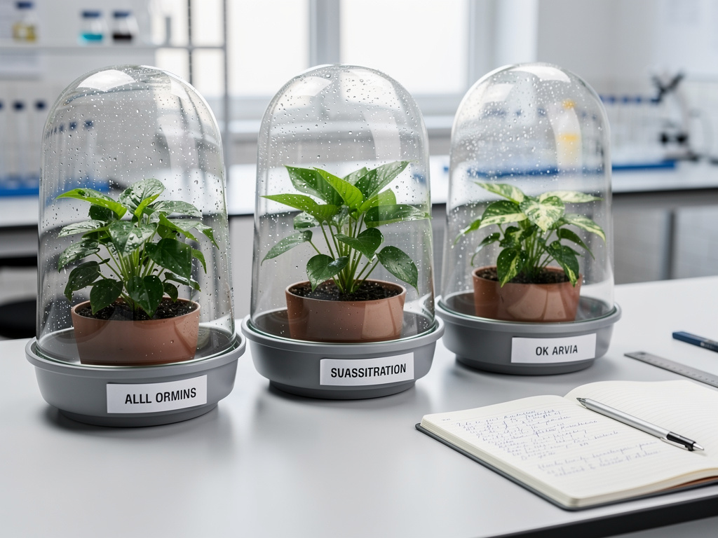 Transpiration Rates in Different Plant Species Science Fair Project