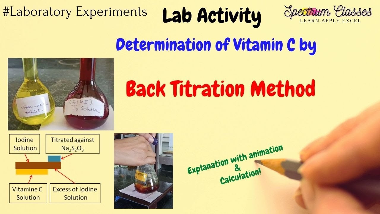 Vitamin C Content Titration Science Project